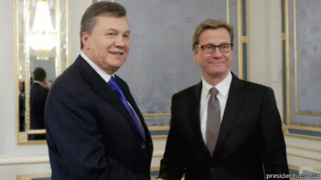 Янукович и Вестервелле