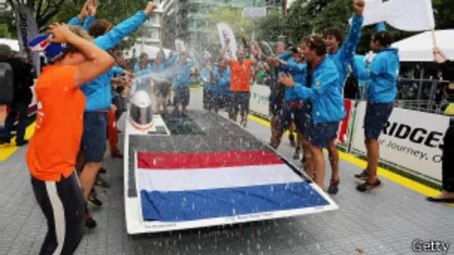 solar race winner, Getty