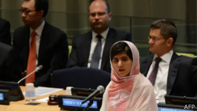 මලාලාට මෑතකදී එක්සත් ජාතීන්ගේ මහ සමුළුව ඇමතීමට ද අවස්ථාව උදා විය