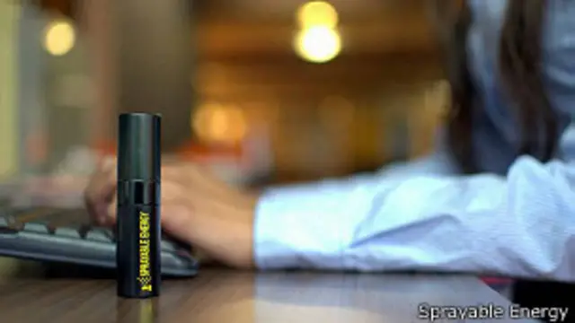 O spray de cafeína (Foto: Sprayable Energy)