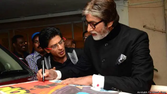 शाहरुख़ ख़ान, अमिताभ बच्चन