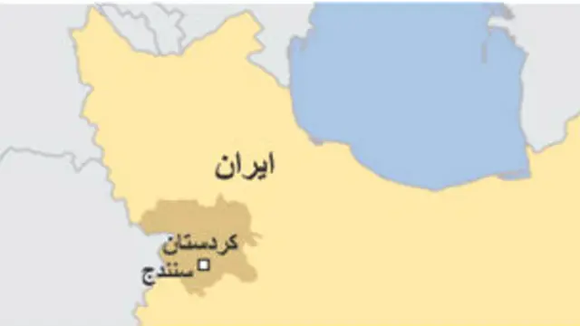 نقشه کردستان