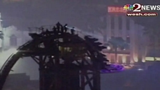 Montanha-russa na Flórida. Foto: reprodução de vídeo