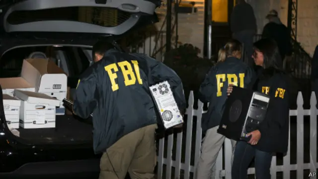 Рейд агентов ФБР в Нью-Йорке