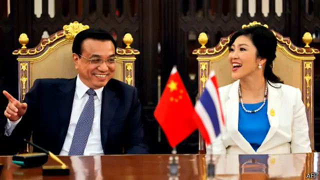 李克强与泰国总理英拉·西那瓦