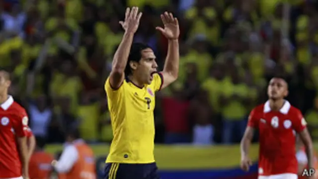 Falcao celebra el segundo gol