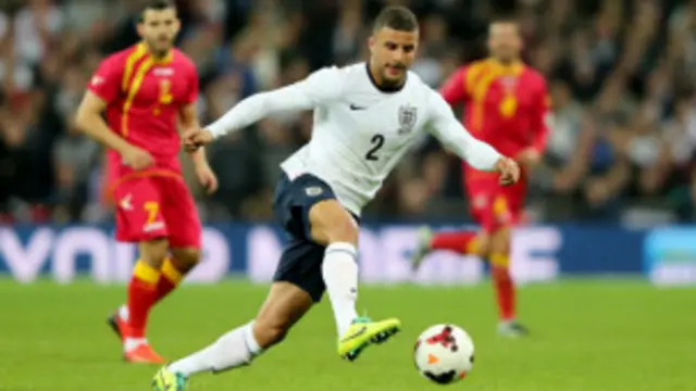 Сборная Англии выиграла у сборной Черногории со счетом 4:1