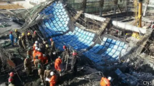 大柴旦事故搜救现场