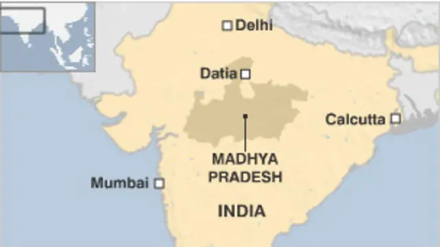 peta Madya Pradesh