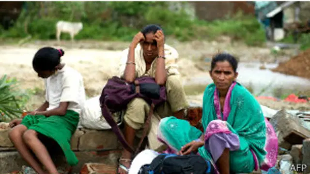 चक्रवात की तबाही