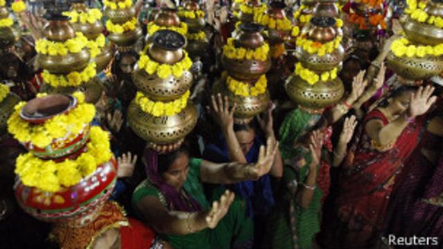 Индуистский фестиваль в Гуджарате