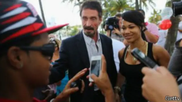 McAfee regresó a EE,UU. en diciembre pasado, luego de ser liberado de una cárcel en Guatemala.