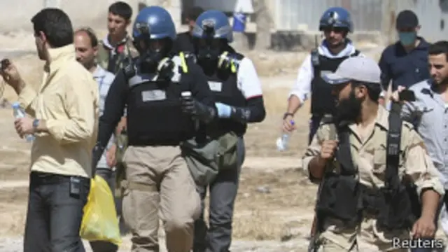 Inspectores de la OPCW