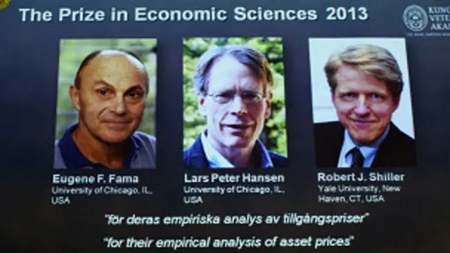 يوجين فاما ولارس بيتر هانسن وروبرت شيلر