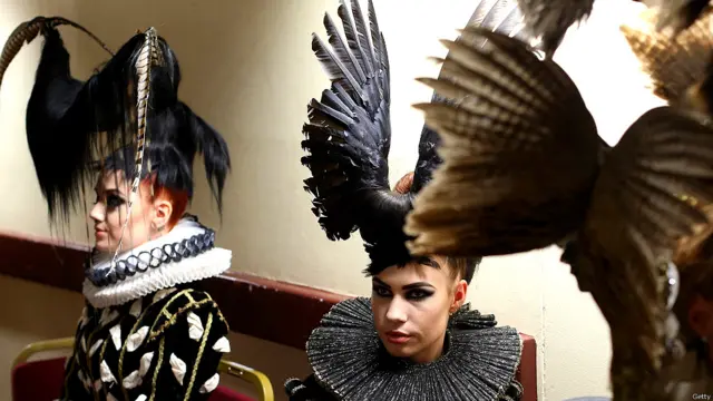 एनिग्मा, ऑल्टरनेटिव हेयर शो, रॉयल अल्बर्ट हॉल, लंदन, मॉडल्स