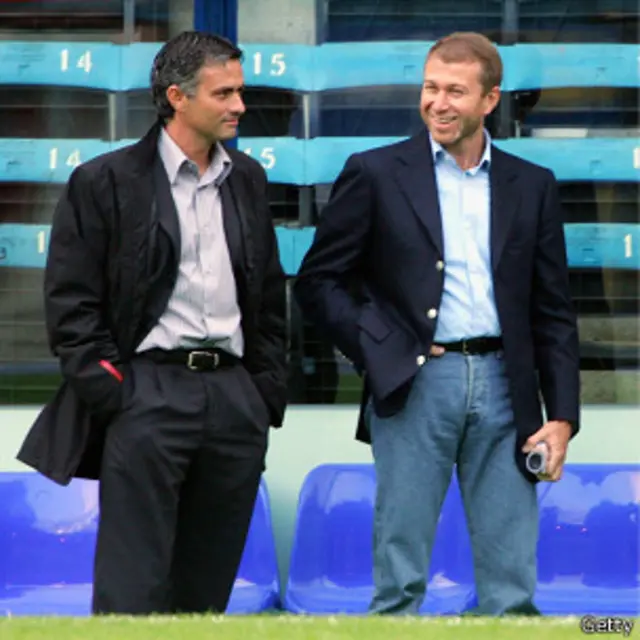 Mourinho y Abramovich