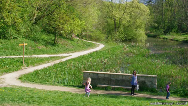 Cekungan di jalur jalan setapak inilah yang akan direstorasi.