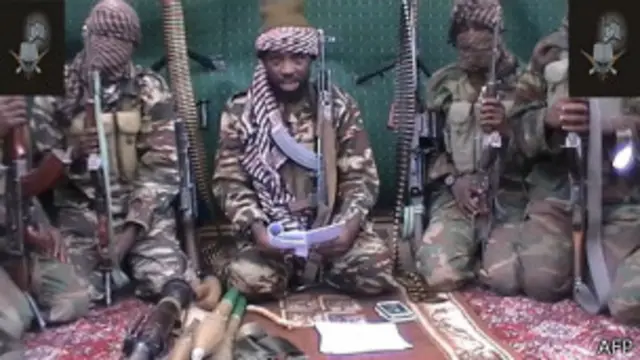 Shugaban Boko Haram, Abubakar Shekau da mabiyansa