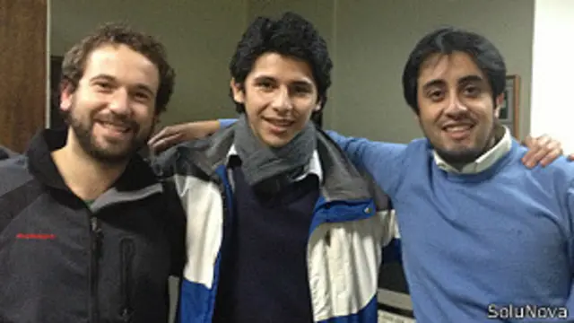 Jorge Morales, Mauricio Contreras y Eric Atenas
