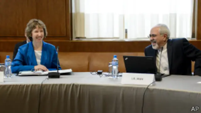 Catherine Ashton ve Cevad Zarif