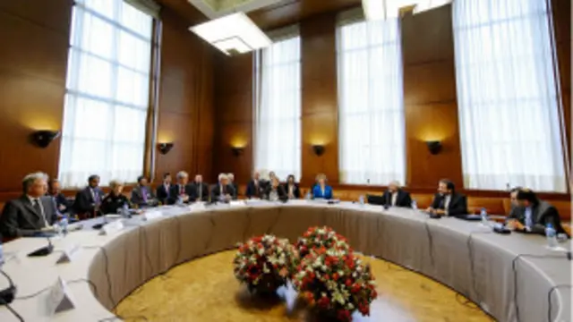 المحادثات مع إيران في جنيف