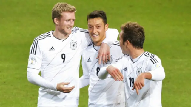Andre Schuerrle, Mesut Ozil, Mario Goetze 