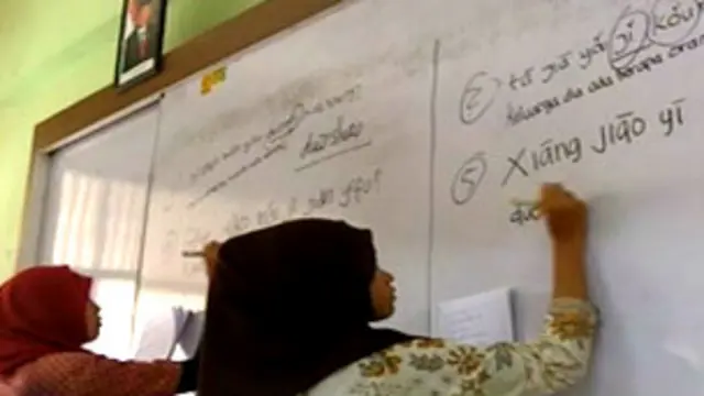 Mandarin class in Jakartha