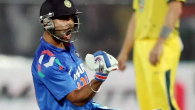 विराट कोहली ने नाबाद शतक जड़ा.