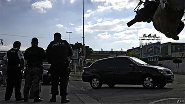 Polícia em São Paulo (Foto: AFP/Getty)