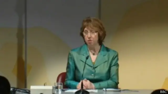 Кэтрин Эштон в Женеве