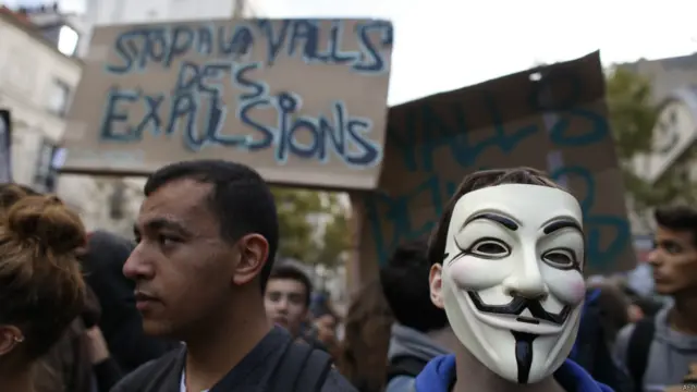 पेरिस छात्र प्रदर्शन