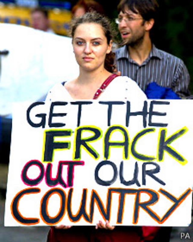 Protestas contra el fracking en Inglaterra