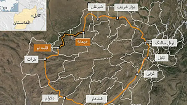 شاهراه حلقه‎ای افغانستان از فاریاب تا هرات زیر کار است؛ ناامنی بر اجرای این پروژه اثر منفی گذاشته است