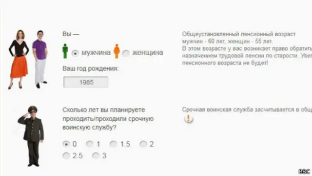 На сайте Пенсионного фонда целый раздел посвящен новому пенсионному калькулятору