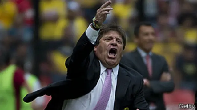 Miguel Herrera, DT de la selección mexicana de fútbol