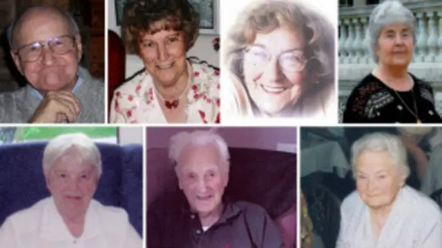 一些在有虐待老年人丑闻的老人院死去的老人。