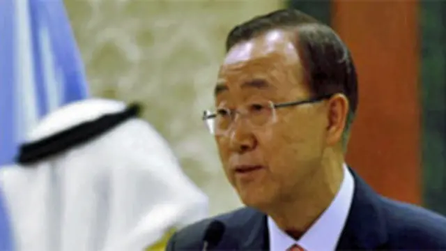 جنیوا کانفرنس پرامن منتقلی کا ایک ایسا موقع جس کے بعد شامی عوام کے آزادی اور وقار کی تمام قانونی خواہشات پوری ہو سکیں۔ بان کی مون