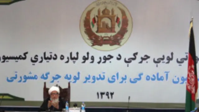 صبغت‌الله مجددی گفت که ابتدا مخالف برگزاری این لویه جرگه بود