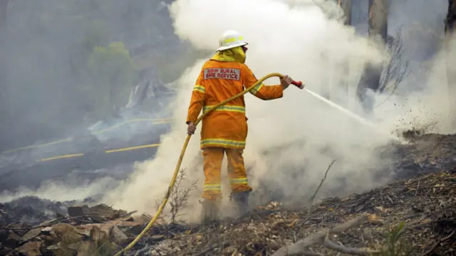 حکام کا کہنا ہے کہ دو ہزار اہلکار آگ کو مزید پھیلنے سے روکنے اور اسے بجھانے کی کوششوں میں شریک ہیں۔