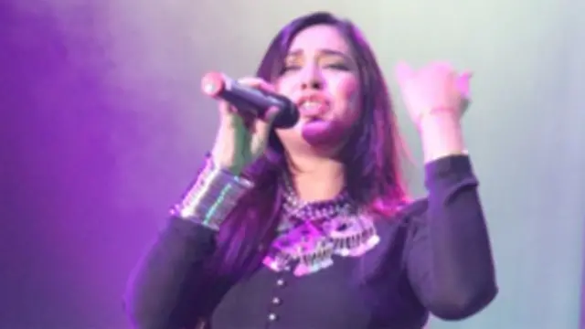 کنسرٹ میں کومل رضوی نے بھی اپنے فن کا مظاہرہ کیا