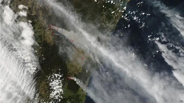 Incendios forestales en Australia