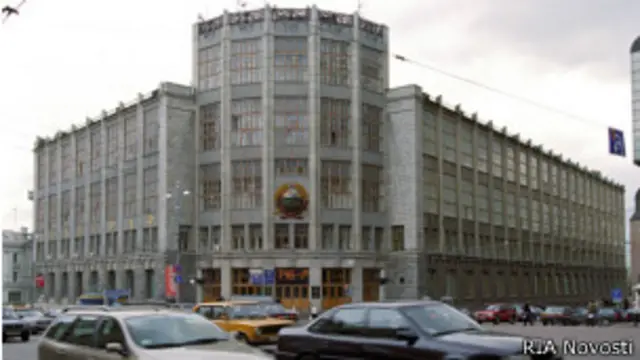 Здание центрального телеграфа в Москве