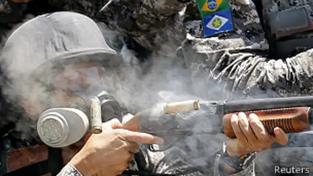 Policía antimotines, Brasil