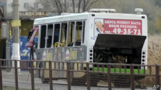 Взорванный автобус в Волгограде