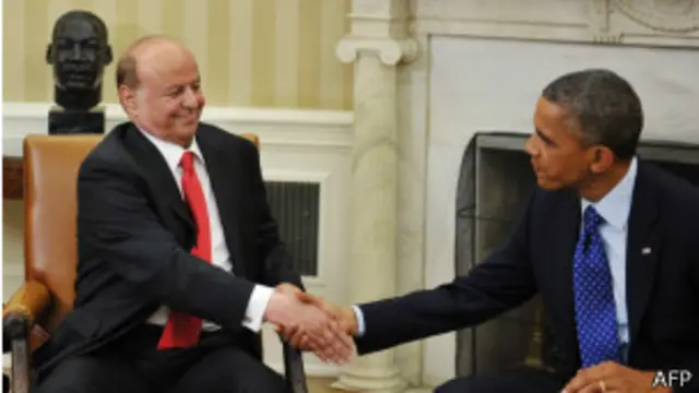 اوباما و منصور هادی