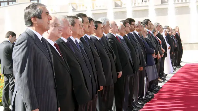 بازدید حامد کرزی از تاجیکستان