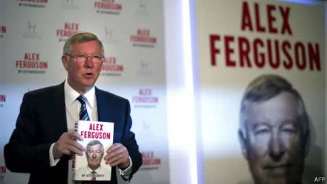 Сэр Алекс Фергюсон на презентации его книги