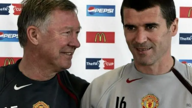Alex Ferguson dan Roy Keane