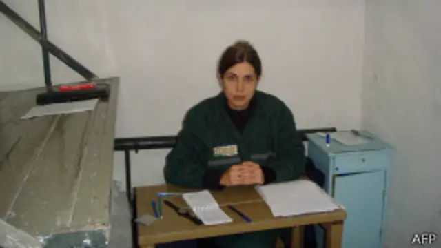 Надежда Толоконникова в тюремной камере