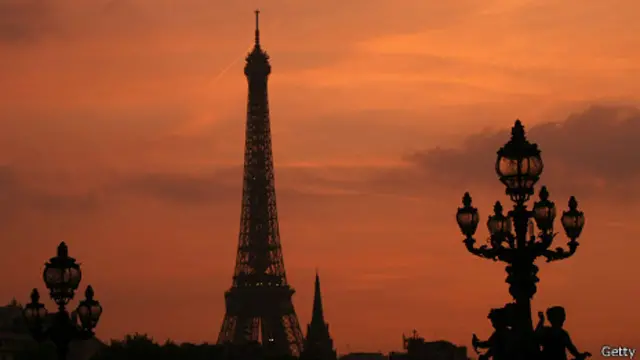 Paris atardecer